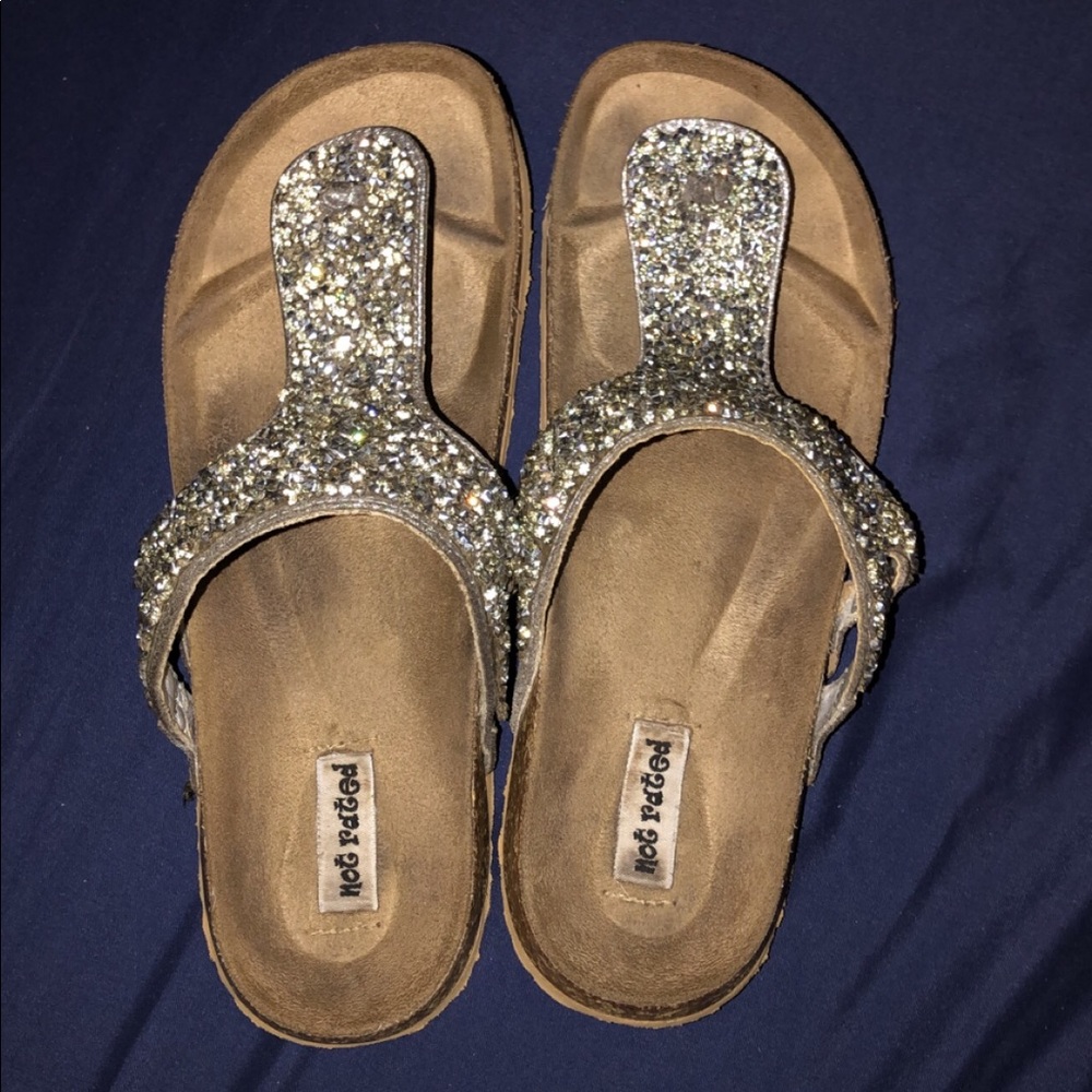 Womens Sparkly Sandals